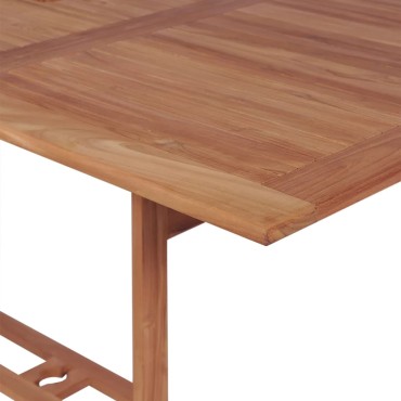 vidaXL Τραπέζι Κήπου 180x90x75cm από Μασίφ Ξύλο Teak 1 τεμ.