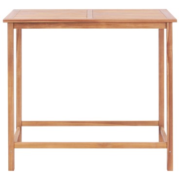 vidaXL Τραπέζι Μπαρ Κήπου 120x65x110cm από Μασίφ Ξύλο Teak 1 τεμ.