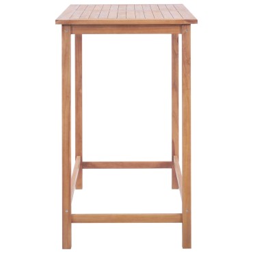 vidaXL Τραπέζι Μπαρ Κήπου 120x65x110cm από Μασίφ Ξύλο Teak 1 τεμ.