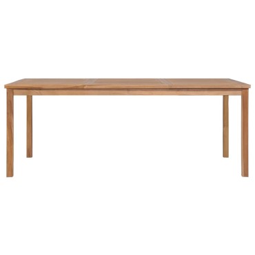 vidaXL Τραπέζι Κήπου 200x100x77cm από Μασίφ Ξύλο Teak 1 τεμ.