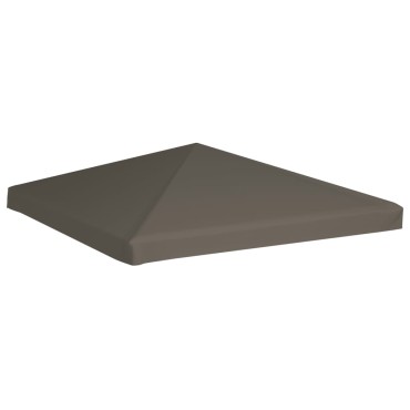 vidaXL Κάλυμμα για Κιόσκι Χρώμα Taupe 3 x 3 μ. 310 γρ./μ²