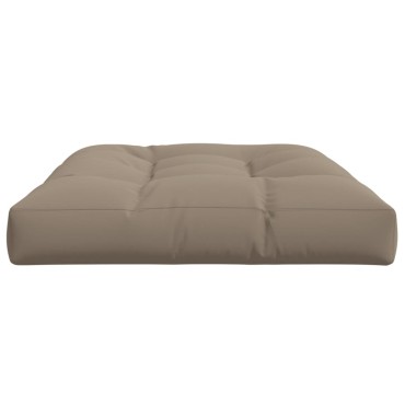 vidaXL Μαξιλάρι Παλέτας Taupe 120 x 80 x 12 εκ. Υφασμάτινο