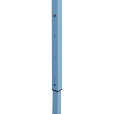 vidaXL Κιόσκι Πτυσσόμενο με 4 Πλευρικά Τοιχώματα Μπλε 3x4 μ. Ατσάλινο