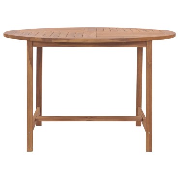 vidaXL Τραπέζι Κήπου 120x76cm από Μασίφ Ξύλο Teak 1 τεμ.