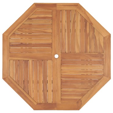 vidaXL Τραπέζι Κήπου 120 x120x75cm από Μασίφ Ξύλο Teak 1 τεμ.