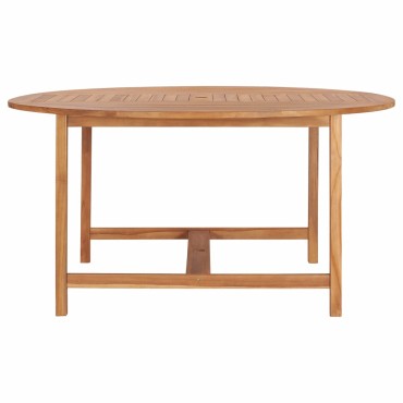 vidaXL Τραπέζι Κήπου 150x76cm από Μασίφ Ξύλο Teak 1 τεμ.