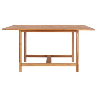 vidaXL Τραπέζι Κήπου 150x150x76cm από Μασίφ Ξύλο Teak 1 τεμ.