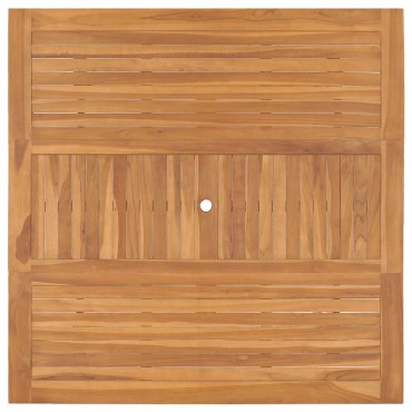 vidaXL Τραπέζι Κήπου 150x150x76cm από Μασίφ Ξύλο Teak 1 τεμ.