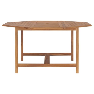 vidaXL Τραπέζι Κήπου 150x150x75cm από Μασίφ Ξύλο Teak 1 τεμ.