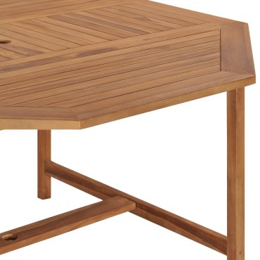 vidaXL Τραπέζι Κήπου 150x150x75cm από Μασίφ Ξύλο Teak 1 τεμ.