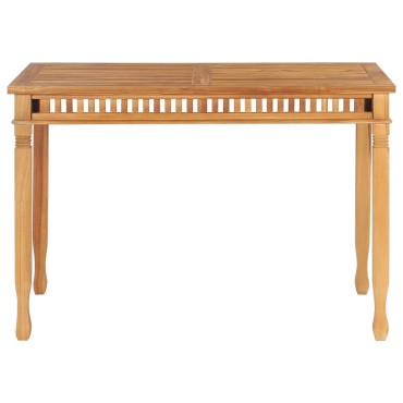 vidaXL Τραπεζαρία Κήπου 110x65x 80cm από Μασίφ Ξύλο Teak 1 τεμ.