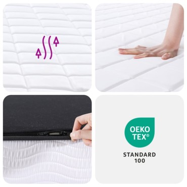 vidaXL Στρώμα Αφρού Medium Soft 70x200cm 1 τεμ. - Μονό