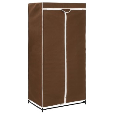 282438 vidaXL Wardrobe Brown 75x50x160cm 1 τεμ.