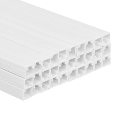 vidaXL Κανάλι Καλωδίων 10 x 10 χιλ. 30 μ. από PVC