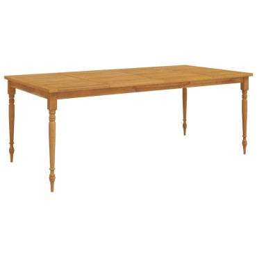 vidaXL Τραπέζι Batavia 200x100x75cm από Μασίφ Ξύλο Teak 1 τεμ.