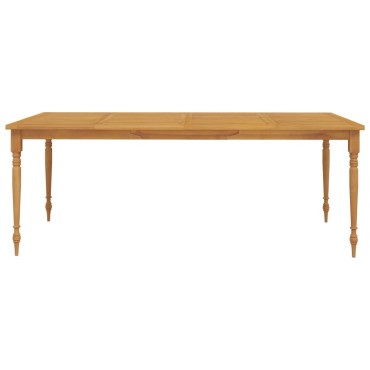 vidaXL Τραπέζι Batavia 200x100x75cm από Μασίφ Ξύλο Teak 1 τεμ.