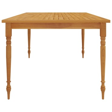 vidaXL Τραπέζι Batavia 200x100x75cm από Μασίφ Ξύλο Teak 1 τεμ.