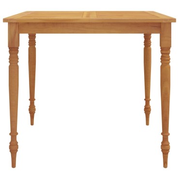 vidaXL Τραπέζι Batavia 85x85x75cm από Μασίφ Ξύλο Teak 1 τεμ.