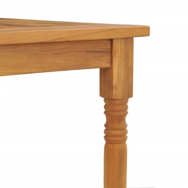 vidaXL Τραπέζι Batavia 85x85x75cm από Μασίφ Ξύλο Teak 1 τεμ.