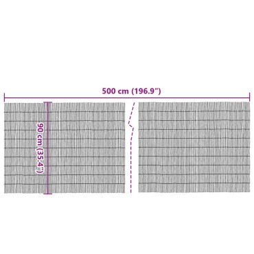 vidaXL Καλαμωτή 500x90 εκ. Μπαμπού