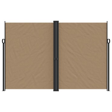 vidaXL Σκίαστρο Πλαϊνό Συρόμενο Taupe 220x1200 εκ.