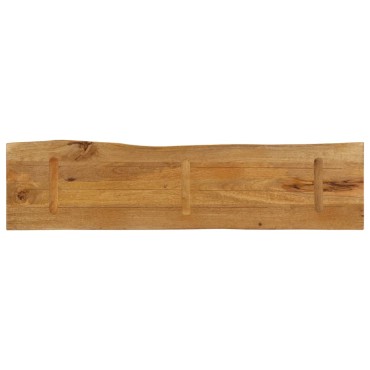 vidaXL Επιφάνεια Τραπεζιού 160x40x3,8cm Live Edge Μασίφ Ξύλο Μάνγκο 1 τεμ.