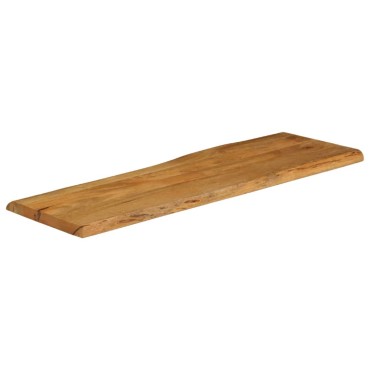 vidaXL Επιφάνεια Τραπεζιού 120x40x3,8cm Live Edge Μασίφ Ξύλο Μάνγκο 1 τεμ.