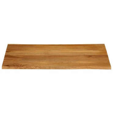 vidaXL Επιφάνεια Τραπεζιού 100x80x3,8cm Live Edge Μασίφ Ξύλο Μάνγκο 1 τεμ.