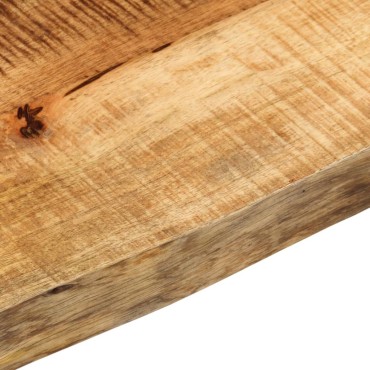 vidaXL Επιφάνεια Τραπεζιού 140x40x2,5cm Live Edge Μασίφ Ξύλο Μάνγκο 1 τεμ.