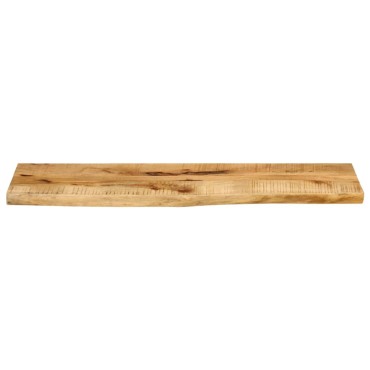 vidaXL Επιφάνεια Τραπεζιού 120x20x2,5cm Live Edge Μασίφ Ξύλο Μάνγκο 1 τεμ.