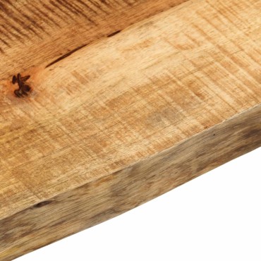 vidaXL Επιφάνεια Τραπεζιού 180x40x2,5cm Live Edge Μασίφ Ξύλο Μάνγκο 1 τεμ.