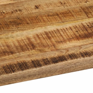 vidaXL Επιφάνεια Τραπεζιού 100x80x2,5cm Live Edge Μασίφ Ξύλο Μάνγκο 1 τεμ.