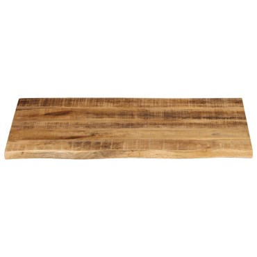 vidaXL Επιφάνεια Τραπεζιού 70x60x3,8cm Live Edge Μασίφ Ξύλο Μάνγκο 1 τεμ.