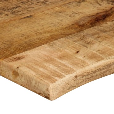 vidaXL Επιφάνεια Τραπεζιού 70x60x3,8cm Live Edge Μασίφ Ξύλο Μάνγκο 1 τεμ.