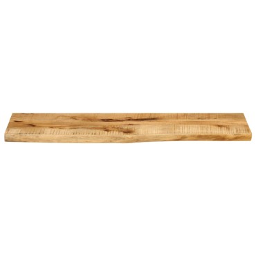 vidaXL Επιφάνεια Τραπεζιού 100x20x2,5cm Live Edge Μασίφ Ξύλο Μάνγκο 1 τεμ.