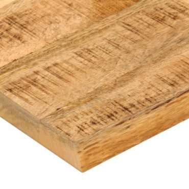 vidaXL Επιφάνεια Τραπεζιού 80x80x2,5cm Live Edge Μασίφ Ξύλο Μάνγκο 1 τεμ.