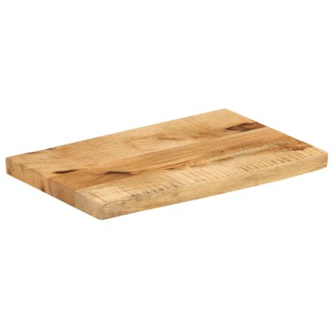 vidaXL Επιφάνεια Τραπεζιού 50x40x2,5cm Live Edge Μασίφ Ξύλο Μάνγκο 1 τεμ.