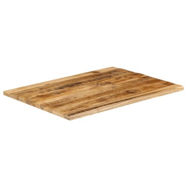 vidaXL Επιφάνεια Τραπεζιού 90x80x3,8cm Live Edge Μασίφ Ξύλο Μάνγκο 1 τεμ.