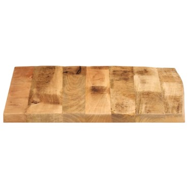 vidaXL Επιφάνεια Τραπεζιού 60x60x3,8cm Live Edge Μασίφ Ξύλο Μάνγκο 1 τεμ.