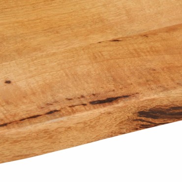 vidaXL Επιφάνεια Τραπεζιού 90x60x2,5cm Live Edge Μασίφ Ξύλο Μάνγκο 1 τεμ.