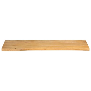 vidaXL Επιφάνεια Τραπεζιού 120x40x3,8cm Live Edge Μασίφ Ξύλο Μάνγκο 1 τεμ.