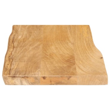 vidaXL Επιφάνεια Τραπεζιού 70x40x3,8cm Live Edge Μασίφ Ξύλο Μάνγκο 1 τεμ.