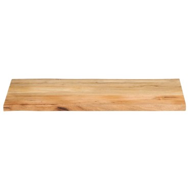 vidaXL Επιφάνεια Τραπεζιού 110x60x3,8cm Live Edge Μασίφ Ξύλο Μάνγκο 1 τεμ.