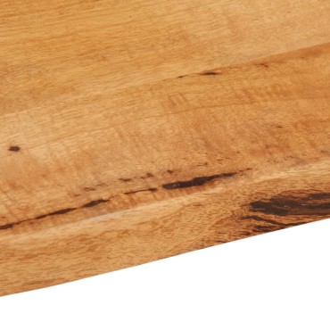 vidaXL Επιφάνεια Τραπεζιού 110x60x3,8cm Live Edge Μασίφ Ξύλο Μάνγκο 1 τεμ.