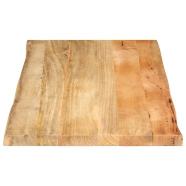 vidaXL Επιφάνεια Τραπεζιού 120x60x2,5cm Live Edge Μασίφ Ξύλο Μάνγκο 1 τεμ.