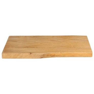 vidaXL Επιφάνεια Τραπεζιού 60x40x3,8cm Live Edge Μασίφ Ξύλο Μάνγκο 1 τεμ.