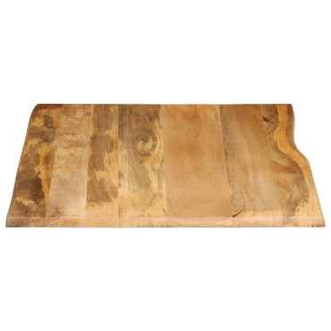 vidaXL Επιφάνεια Τραπεζιού 90x80x3,8cm Live Edge Μασίφ Ξύλο Μάνγκο 1 τεμ.