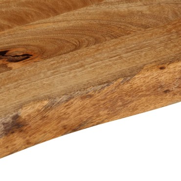 vidaXL Επιφάνεια Τραπεζιού 90x40x2,5cm Live Edge Μασίφ Ξύλο Μάνγκο 1 τεμ.