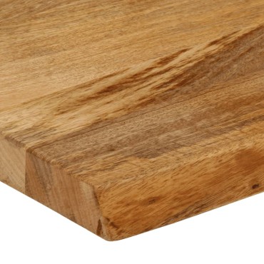 vidaXL Επιφάνεια Τραπεζιού 90x40x2,5cm Live Edge Μασίφ Ξύλο Μάνγκο 1 τεμ.