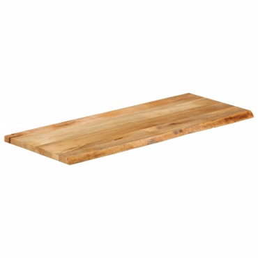 vidaXL Επιφάνεια Τραπεζιού 140x60x2,5cm Live Edge Μασίφ Ξύλο Μάνγκο 1 τεμ.